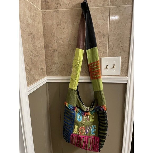 Multicolored Boho Style‎ Bag By Like International - Picture 1 of 3